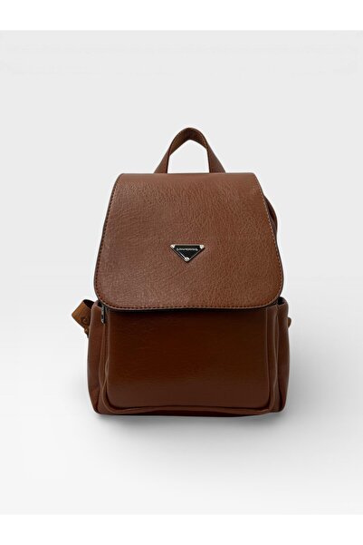 Sanmorris Rucsac de damă din piele artificială, cu textură moale și husă