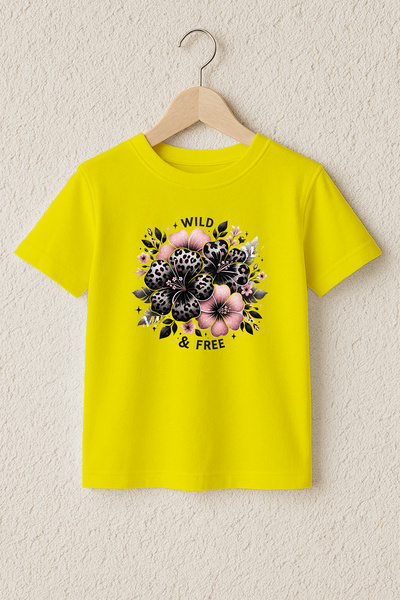 MYADA Özgür Çiçekler, Tricou premium cu imprimeu, 100% bumbac 23946
