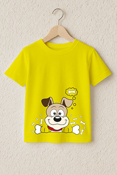 MYADA Μπλουζάκι με στάμπα χαριτωμένο κουτάβι, 100% βαμβακερό, υψηλής ποιότητα...