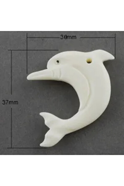 GemSale Pandantiv din os de delfin 37*30mm