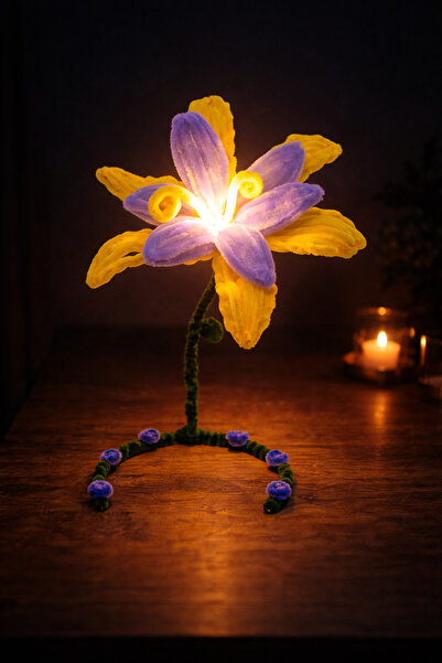 Anka Atelier- Rapunzel Işıklı Dekoratif Çiçek – El Yapımı Koleksiyon Tasarım ...