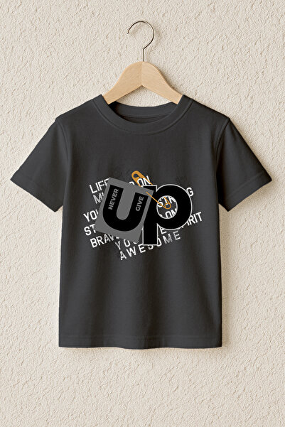 MYADA Μπλουζάκι με στάμπα Up, 100% βαμβακερό, υψηλής ποιότητας 15541