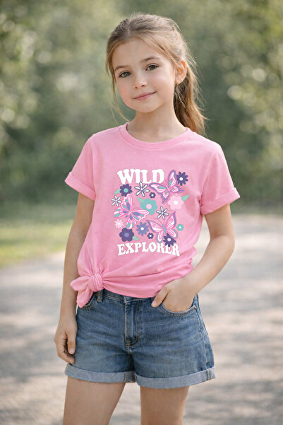 MYADA Παιδικό μπλουζάκι Wild Explorer με στάμπα, 100% βαμβάκι, Premium 26113