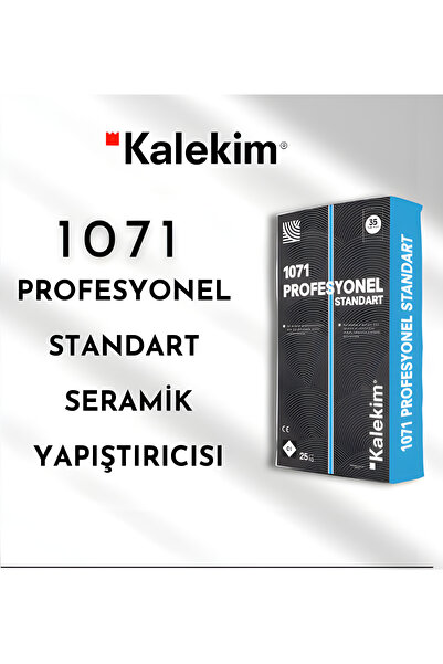 Kalekim 1071 PROFESYONEL STANDART SERAMİK YAPIŞTIRMA HARCI 25KG GRİ
