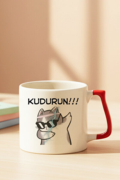 qoeuyl boutique Shut Up!!! Cool Cat Printed Fun Gift for a Friend, Lightweigh...