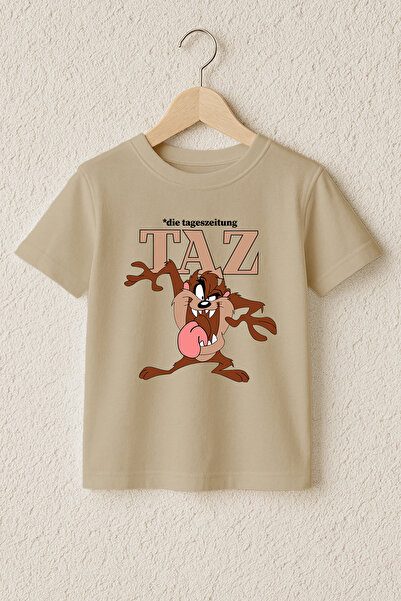 MYADA Tricou premium din bumbac 100% cu imprimeu Tazz 23297