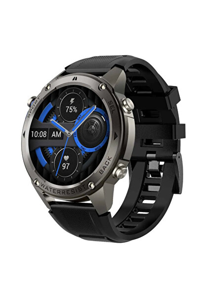 Lumaudio Tank Men's Smartwatch, Swim-Resistant and High-Performance GPS, Black
