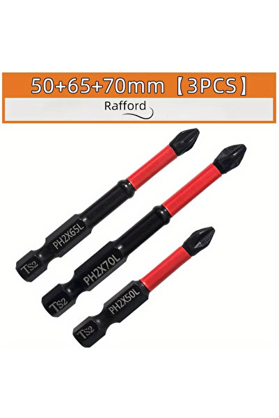 Choice1 3pcs Magnetic Non-Slip Drill Bit Set 3/6Pieces, S2 Steel, Crosshead a...