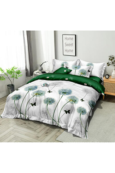 Five Store Lenjerie de pat pentru o persoana cu 2 huse perna, Dragan, bumbac ...