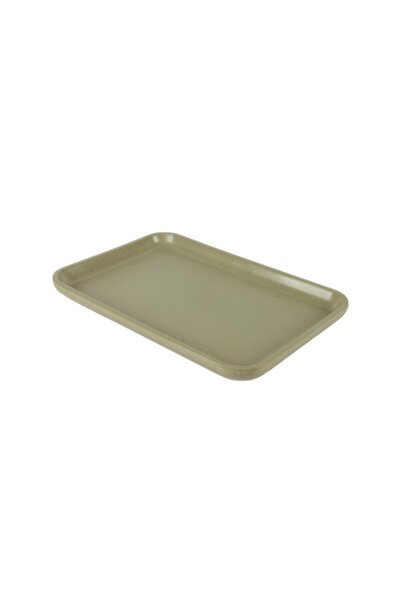 Globy صينية تقديم مستطيلة خضراء 30.5×20×2 سم