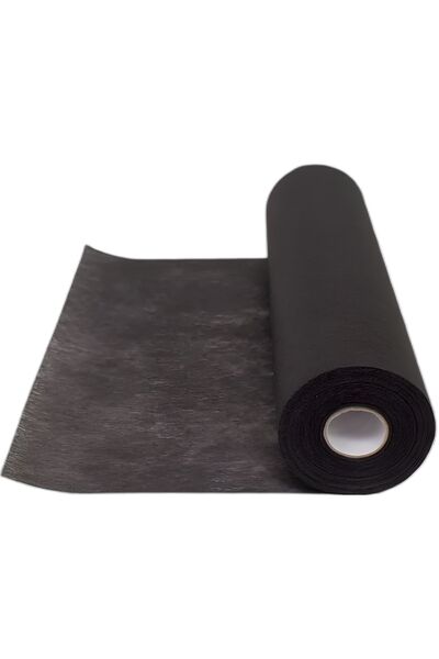 white guard Black Nonwoven - Thin Interlining - Fabric (2 Meters) 20 Gr