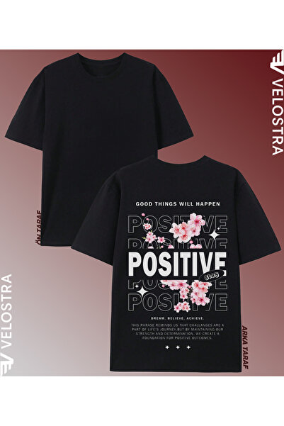 Velostra Unisex Γυναικεία και Ανδρικά T-shirt με θετικό τύπωμα, Ειδικού Σχεδι...