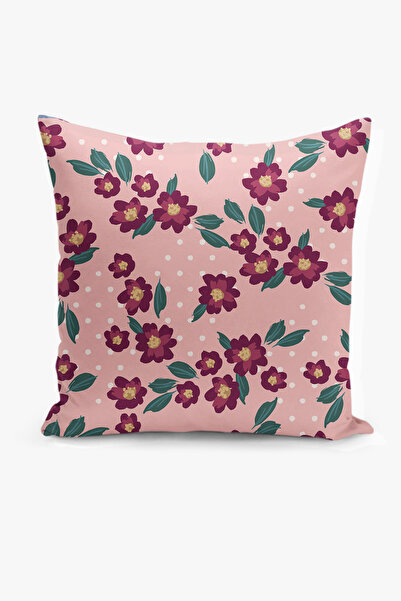 Filamente غطاء وسادة مطبوع رقميًا على الوجهين - نمط زهور