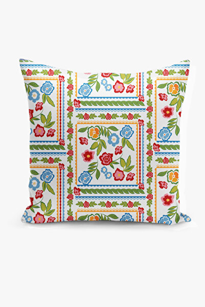Filamente غطاء وسادة مطبوع رقميًا على الوجهين - نمط زهور