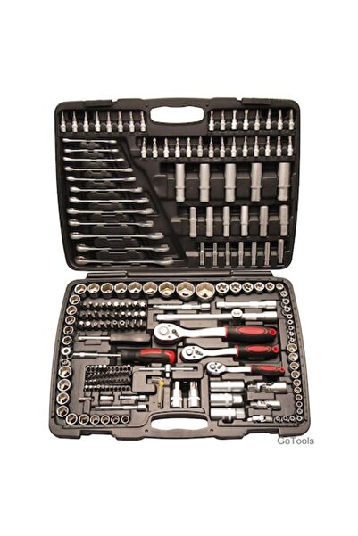 OEM 216 Piece Socket Wrench Set with Ratchet and Adapter