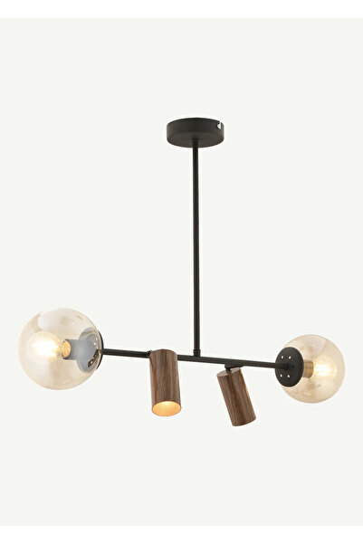 Bella Maison Brand 4'lü Avize Siyah (60x70 cm)