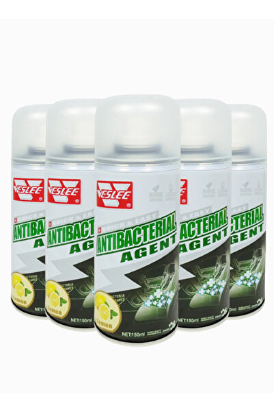 Veslee معطر هواء للسيارة مضاد للبكتيريا، مجموعة من 5 عبوات × 150 مل، رذاذ مزي...