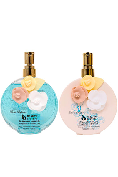 B H BIO HAIR مجموعة لوشن وجل استحمام مستوحاة من العطور من نظام بيوتي سيستم