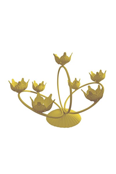 fromro Suport Ouă Paște Metalic 7 Locuri – Design Floral Elegant | Decor Prem...