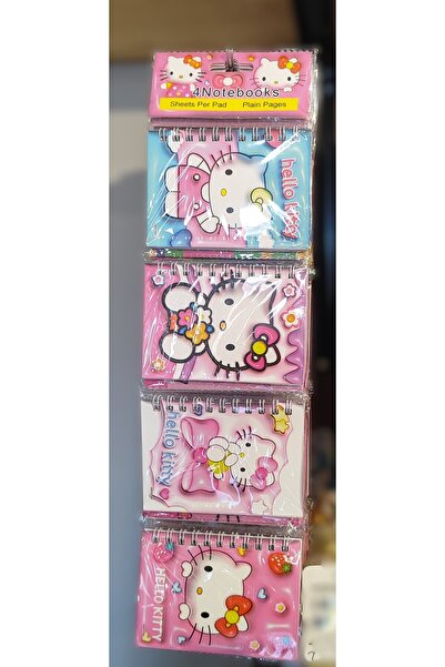 ada çanta kırtasiye Блокнот з 4 блокнотами на тему Hello Kitty, невеликий роз...