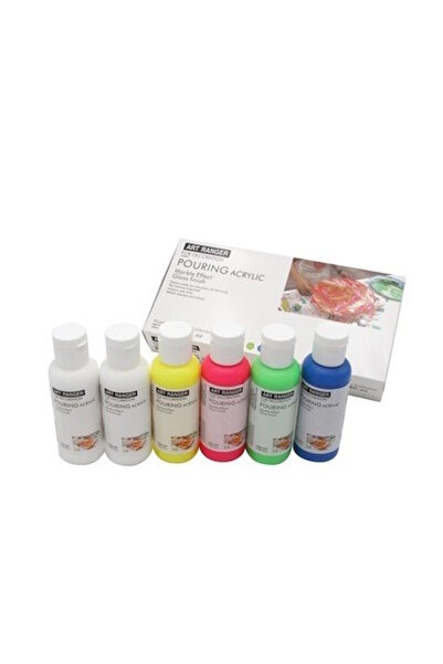 Magi Wap Set of 6 acrylic colors 100ml Magi-Wap pouring technique Art Rangers...