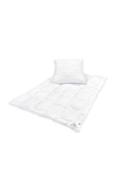 Deco King Set pilota si perna matlasata din microfibra, Inez, 155x220, 80x80,...