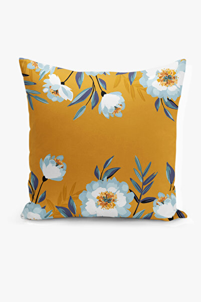 Filamente غطاء وسادة مطبوع رقميًا على الوجهين - نمط زهور