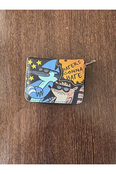 facnspt Πορτοφόλι με φερμουάρ με σχέδιο Regular Show, θήκη για κάρτες μικρού ...