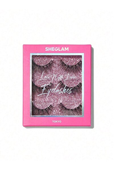 SHEGLAM رموش صناعية كاملة الحجم للسهرات الليلية - طوكيو