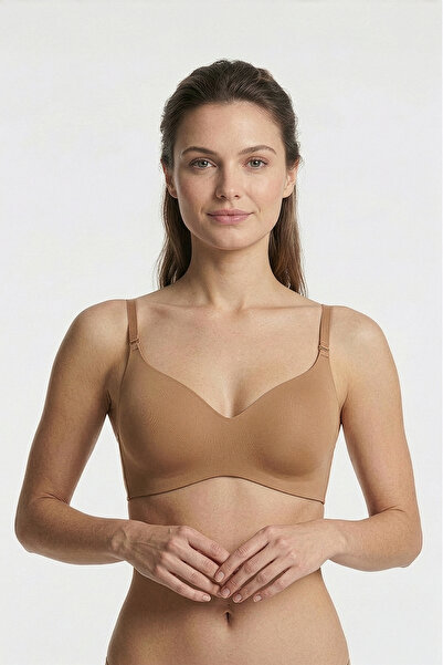 HNX Thinly Molded Seamless Laser Cut Bra – Wire-Free, Non-Marking, Everyday C...