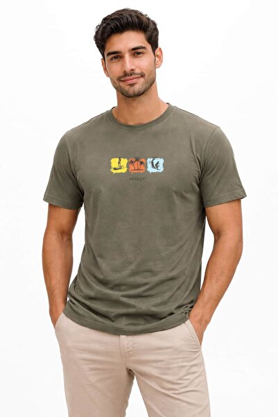 Hersley Yeni Sezon Erkek Premium Outdoor Logo T-Shirt