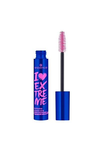 Essence Mascara I Love Extreme, Rezistentă la apă, Volum, Negru, 12 ml