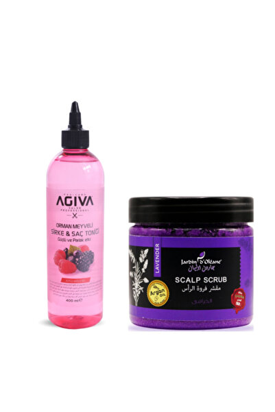 B H BIO HAIR Scalp Detox and Shine Enhancement Set (Berry Vinegar + Lavender ...