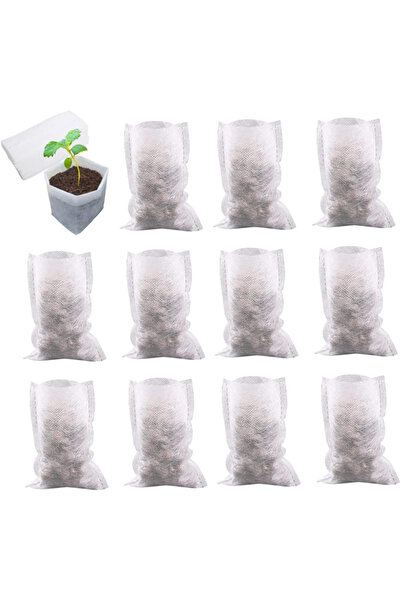 MaffStuff Sac Germinare Semințe Biodegradabil Set 100 Bucăți 8 x 10 cm