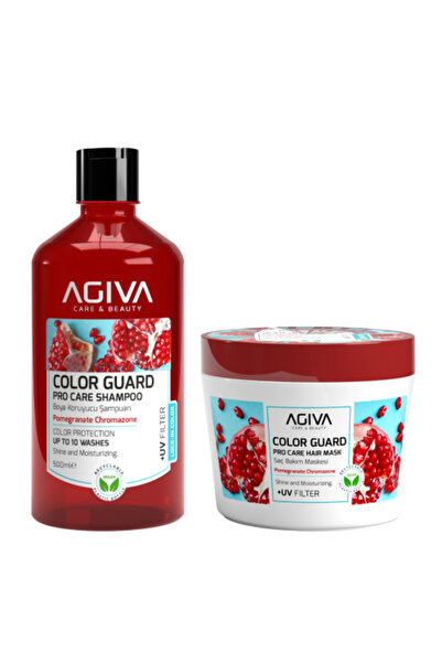 B H BIO HAIR مجموعة العناية بالشعر AGIVA كولور جارد