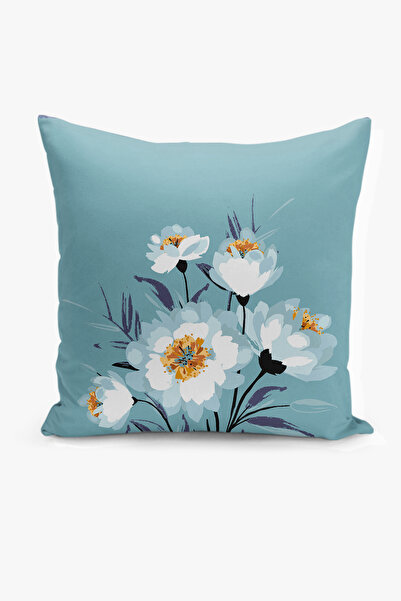 Filamente غطاء وسادة مطبوع رقميًا على الوجهين - نمط زهور
