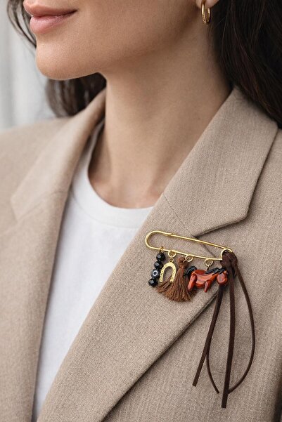 PEONY peonyofficiall At Cam Murano İskoç İğnesi Pareo İğnesi Çanta İğnesi Bro...