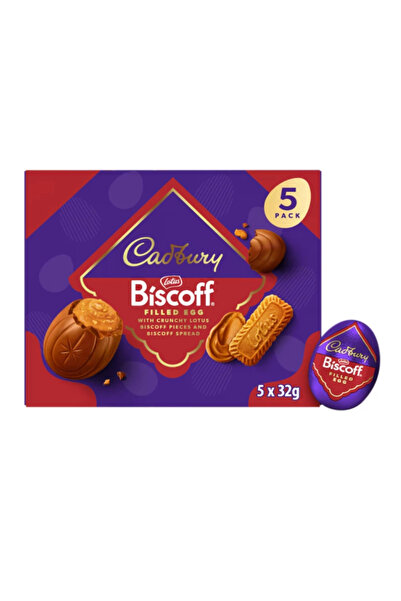 Cadbury Lotus Biscoff Fılled Egg Wıth Crunch Lotus Bıscoff Pıeces and Bıscoff...
