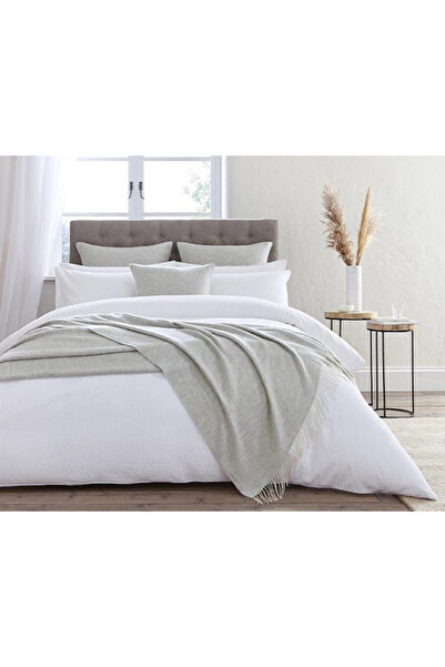 Five Store Double bed linen, crepe satin, M, white, 100% cotton, 4 pieces