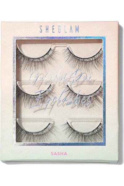 SHEGLAM رموش صناعية طبيعية من جيرل نكست دور - ساشا