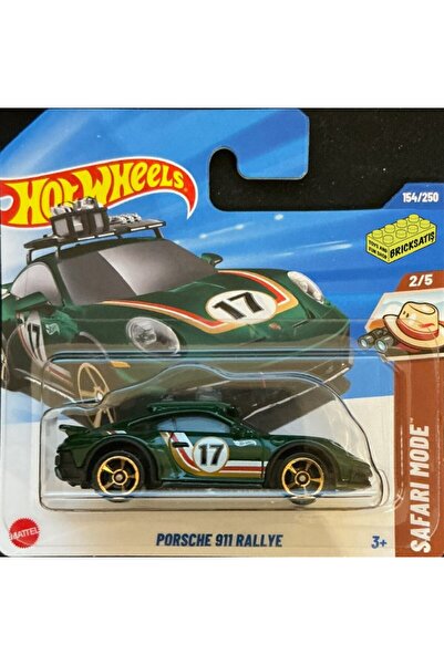 HOT WHEELS سيارات فردية من طراز بورش 911 راليه HYW87 (وضع السفاري)