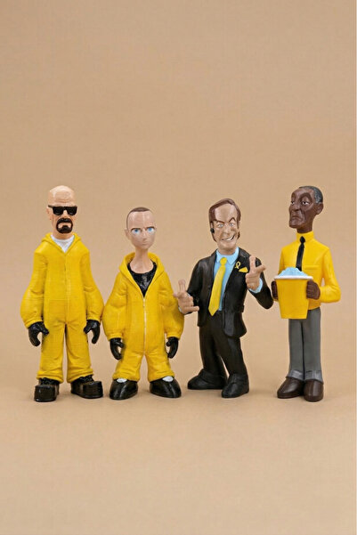 hayatvesanat Saul Goodman | Walter White | Jesse Pinkman | Gustavo Fring 4"lü...