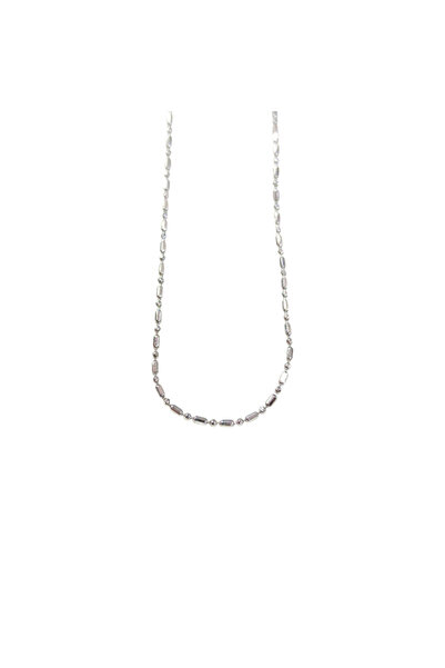 Güler Yüzlü Silver Xuping Makas Chain Necklace 40+5 cm White