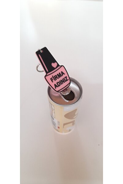 AKT 2'li Set İsminize veya Firmanıza Özel Kutu İçecek Açacaklı Nail Art Oje A...