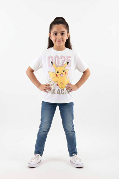 SOULTAN تي شيرت صيفي مطبوع عليه بيكاتشو للفتيات