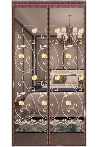 YESMAX Magnetic Screen Door Mesh 110*200cm, Door Screen Magnetic Closure, Doo...