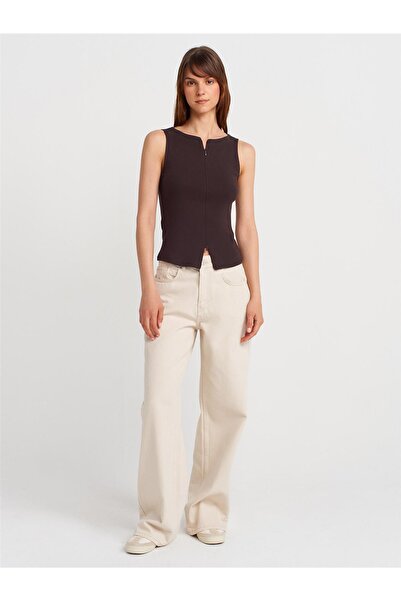 MU&ME BOUTİQUE Body Fermuarli Dlvn 94% Cotton