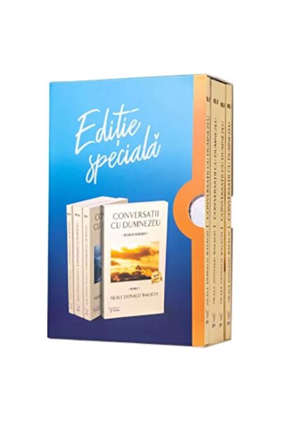 Editura For You Conversații cu Dumnezeu set (1-4) + cutie