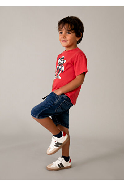 MAYORAL Boy's Denim Jogger Bermuda Shorts - 03210