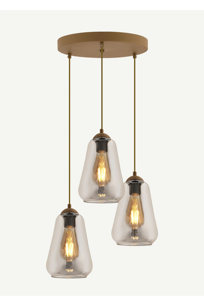 Bella Maison Fizz 3'lü Yuvarlak Avize Eskitme (30x90 cm)